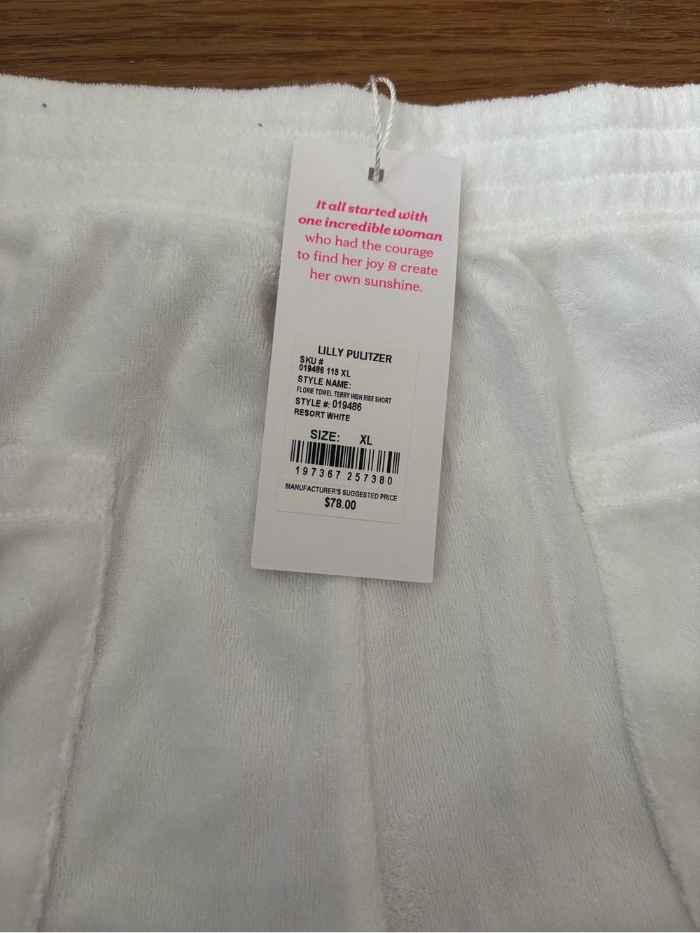 NWT Lilly Pulitzer Resort White Women's Shorts